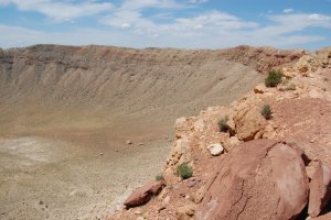 Meteor Crater in Arizona. Mind blowing.